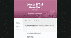 Desktop Screenshot of northwindboardingkennels.com